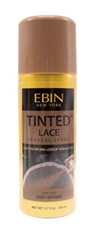 Ebin New York Tinted Lace Aerosol Spray Light Warm Brown
