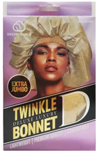 Load image into Gallery viewer, Dream World Twinkle Deluxe Luxury Bonnet Extra Jumbo. Lightweight. Premium Quality. Comfortable.
